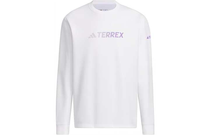 Adidas Adidas T Shirts Men's White Crew Neck Moderate Straight Fit