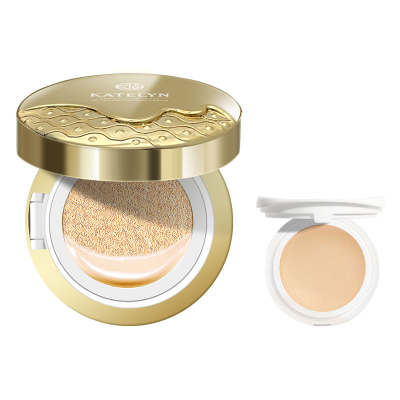 KATELYN Pearl Flawless Air Cushion Foundation Concealing Oil Control Hydrating Clear Dewy Skin