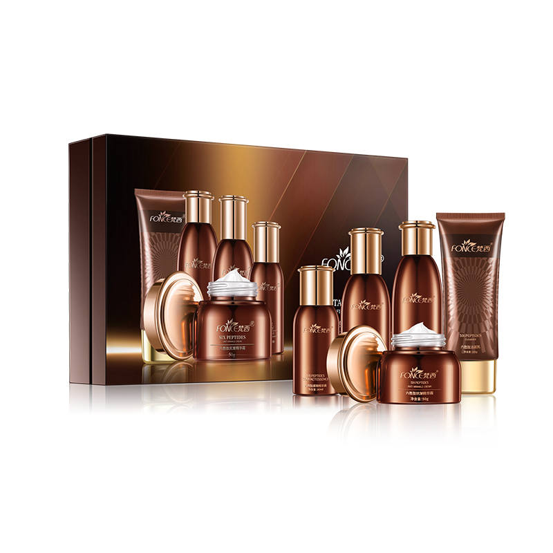 FONCE FANXI Hexapeptide Anti Aging Firming Five Piece Set, Skincare Set Soothing, Tightening, And Hydrating