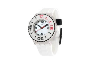 SWATCH Unisex 44mm Gray Watch SUUK401