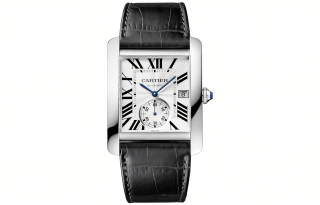 CARTIER TANK DE Automatic Mechanical Movement 30m Waterproof Men's Watches Watch 34.3*44mm White Dial