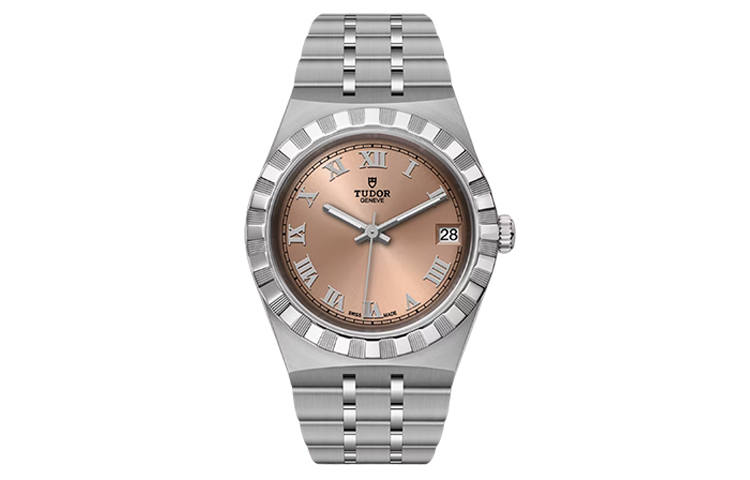 TUDOR Royal Collection Automatic Mechanical Movement 100m Waterproof Women's Watch 34mm Coffee Watch Dial