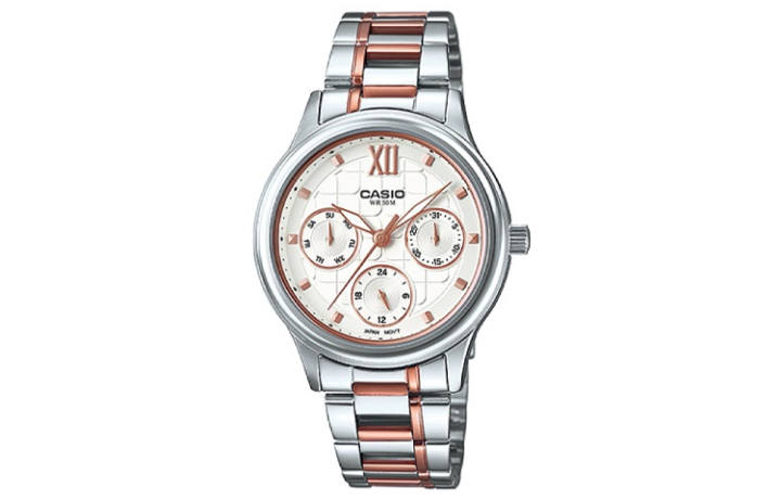 CASIO CASIO Women's Standard Series White Watch LTP-E306RG-7A