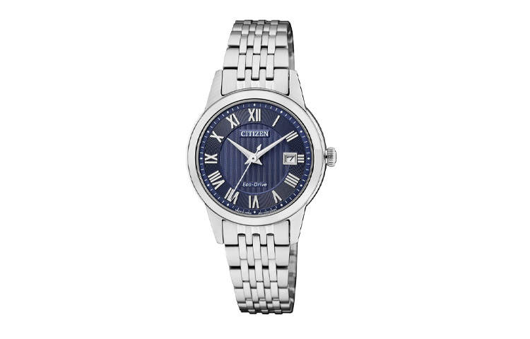 CITIZEN 30m Water Resistant Light Powered Quartz Movement Stainless Steel Strap Watch 29mm