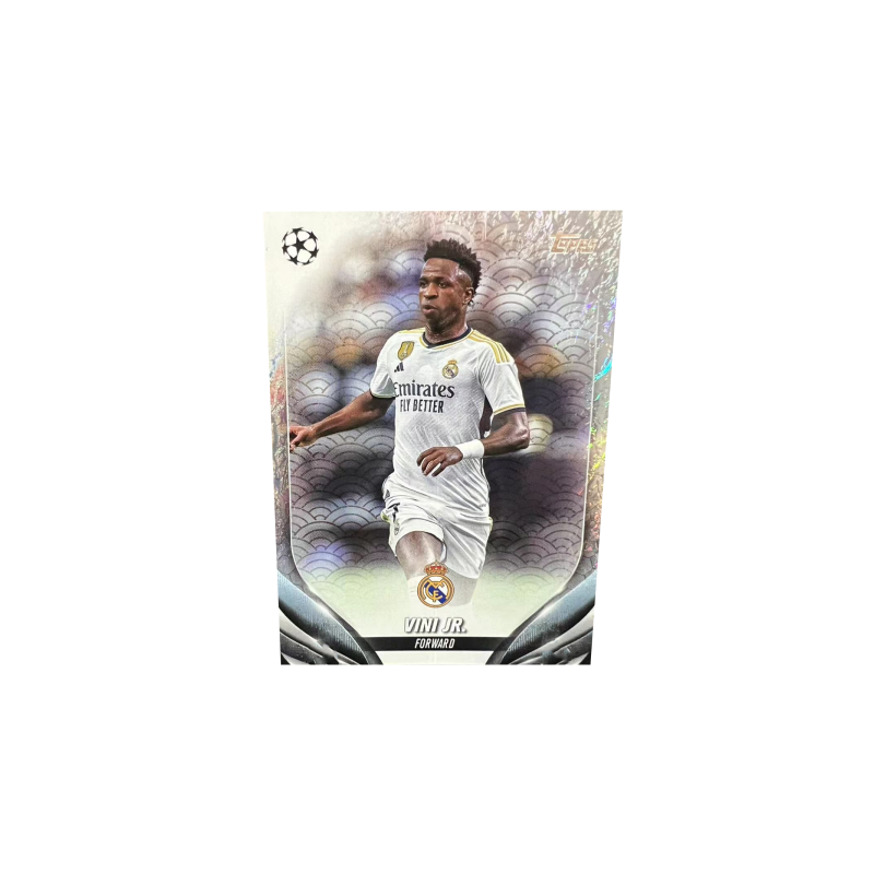 Topps Vinicius European Competition UCC COMPETITIONS BR, Real Madrid, Soccer Player Cards, Card Collection Pass