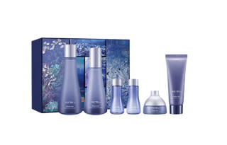 SU:M37° SU M37° Blue Buff Water Ripple Skincare Sets Moisturizing And Nourishing Hydrating Cleaning 2 Skincare Products