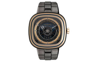 SEVENFRIDAY T Series Automatic Mechanical Movement Men's Watches Watch 45mm Black Dial