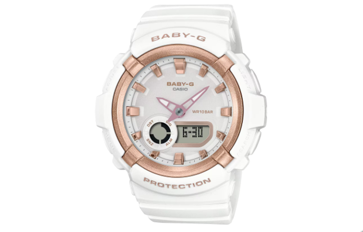 CASIO CASIO Quartz Movement Resin Strap Watch Women's Watch White Dial