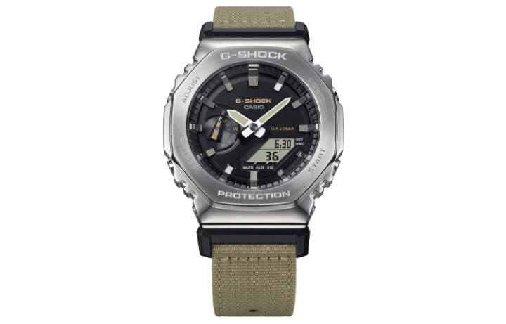 CASIO CASIO Unisex Full Metal Series Black Watch GM-2100C-5APRT