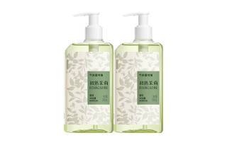 SCENT LIBRARY Mildly Ripe Jasmine, Cloud Mist Green Tea, Moonlight White Tea Aroma Shower Gel Cleaning Hydrating 295ml