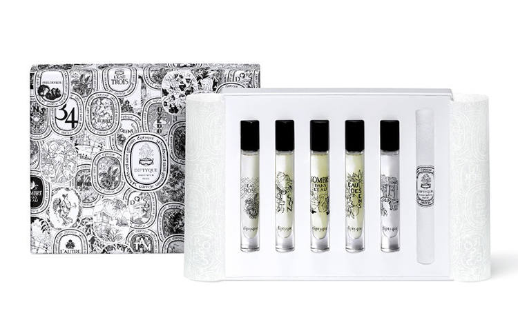 Diptyque Eau De Toilette Perfume Box Sample Set Five Piece Set Eau De Toilette