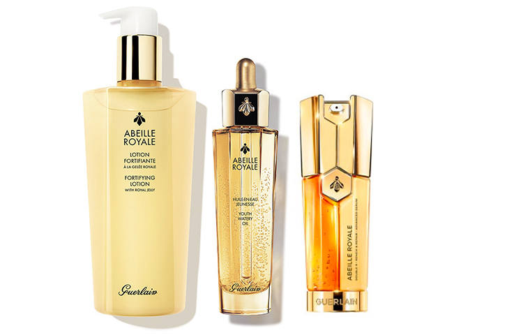 GUERLAIN 3 Imperial Bee Essence Restorative Essence Water Dual Effect Serums Skincare Set, Wrinkle Resistant Anti Aging