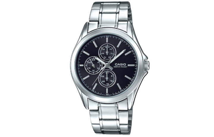 CASIO CASIO Men Standard Series 39.4mm Black Watch MTP-V302D-1A