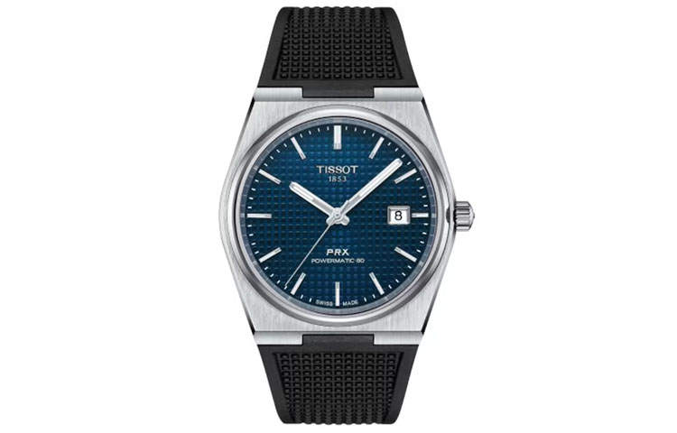 TISSOT PRX Classic Collection Automatic Mechanical Movement 100m Waterproof Men's Watches Watch 39.5mm Blue Dial