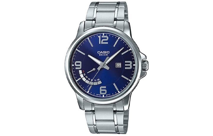 CASIO CASIO Men Standard Series 41mm Blue Watch MTPE124D2A