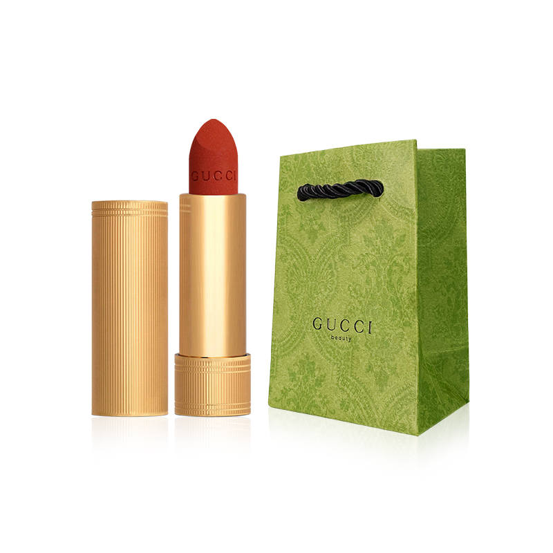 GUCCI Golden Tube Lipstick Lip Balm Shopping Bag Easy to blend