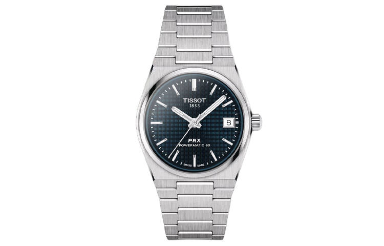 TISSOT PRX Automatic Mechanical Movement 100m Waterproof Men's Watches Watch 35mm Blue Dial