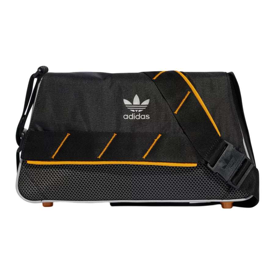 Adidas Originals Recycled Polyester Shoulder Bag Unisex Black