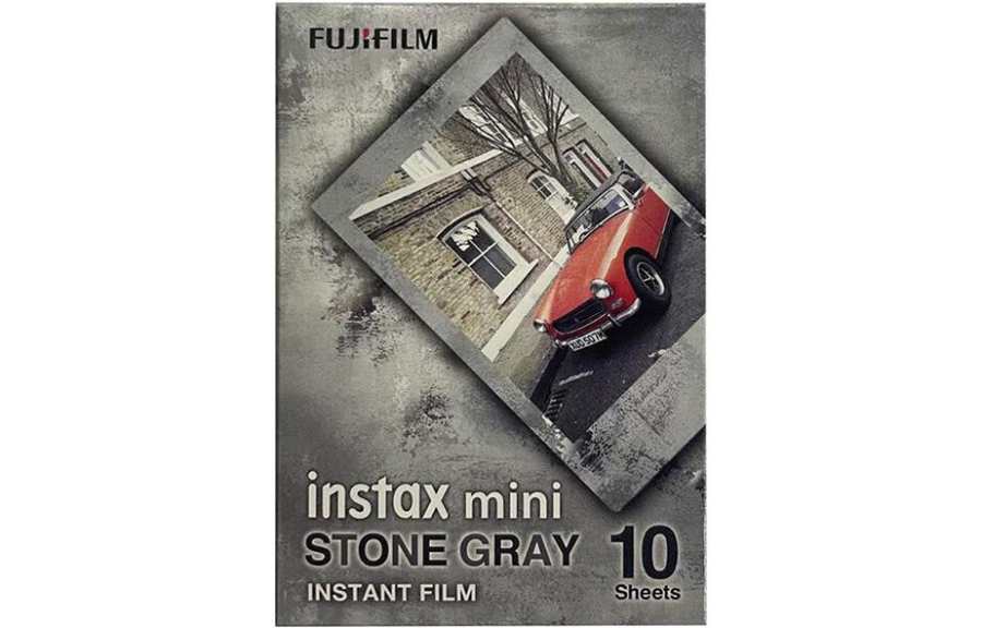 FUJIFILM INSTAX Instant Cameras One Time Imaging Mini Collection Stone Gray Limestone Photo Paper