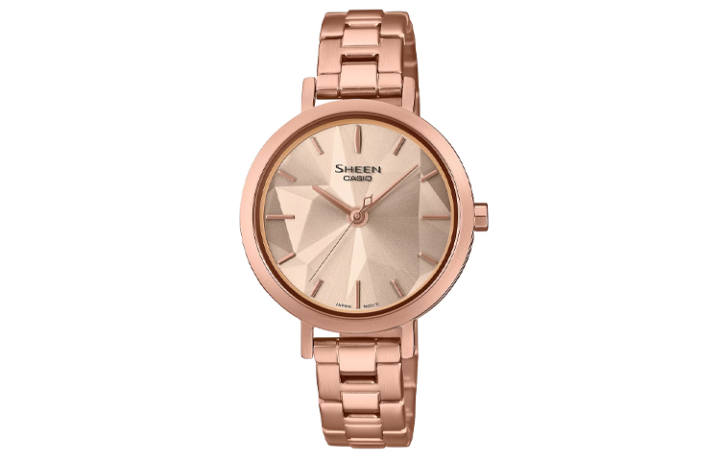 CASIO CASIO Women's SHEEN Gold Watch SHE-4558PG-4A