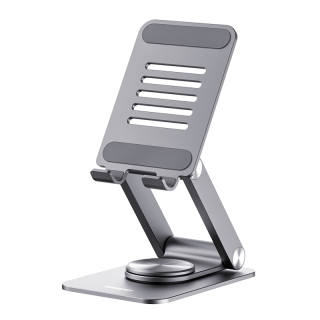 RECCI Phone Stands Height Adjustable, Foldable Storage, Carbon Steel