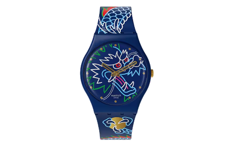 SWATCH SWATCH Unisex 34mm Blue Watch SO28Z125