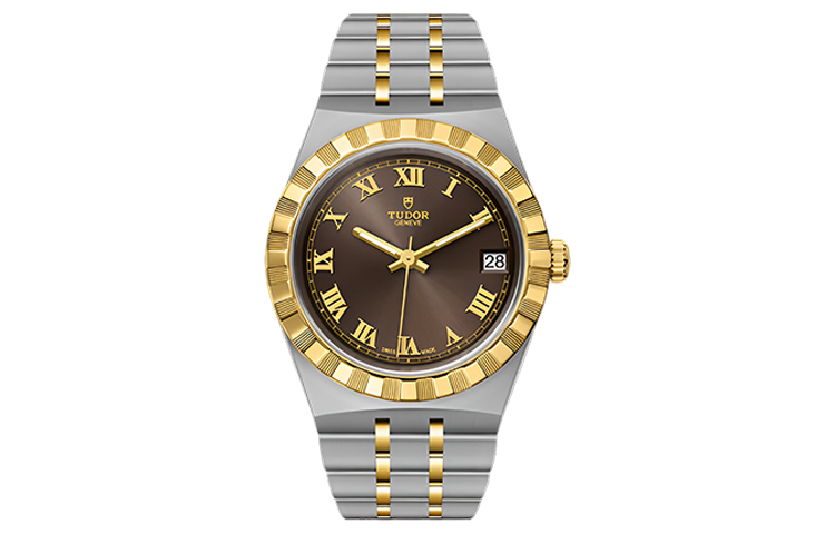 TUDOR Royal Collection Automatic Mechanical Movement Women's Watch 34mm Coffee Watch Dial