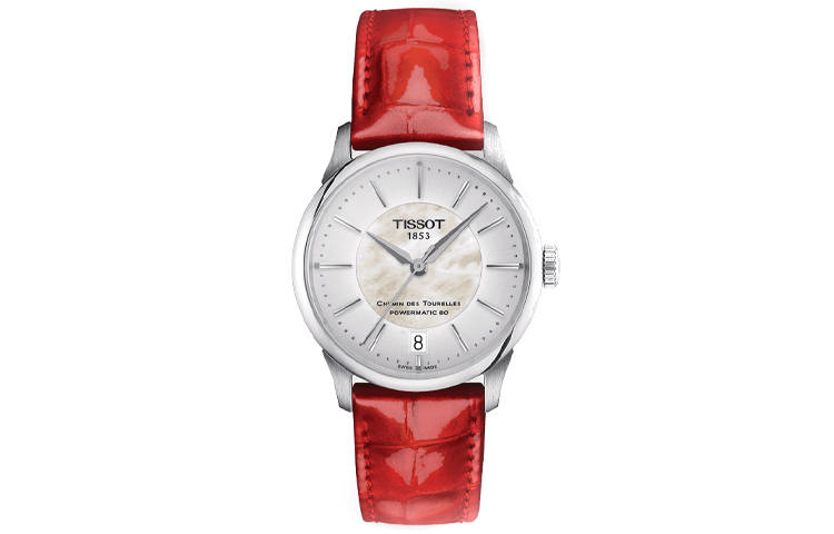TISSOT Tourelles Collection Automatic Mechanical Movement Women's Watch 34mm White Dial