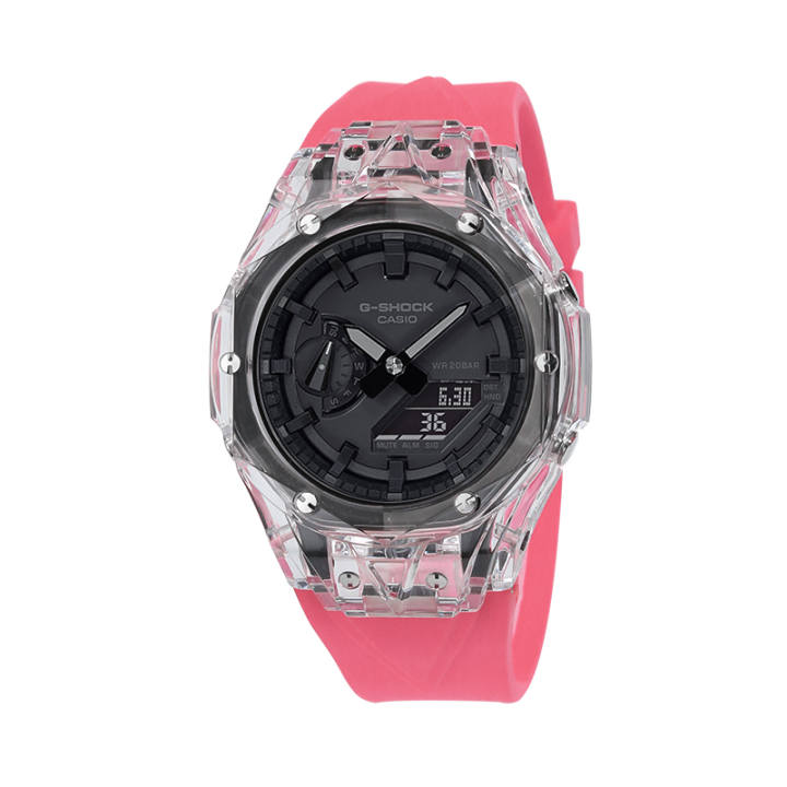 CASIO CASIO Unisex Liquid Crystal/Analog Dual Display Series Black Watch