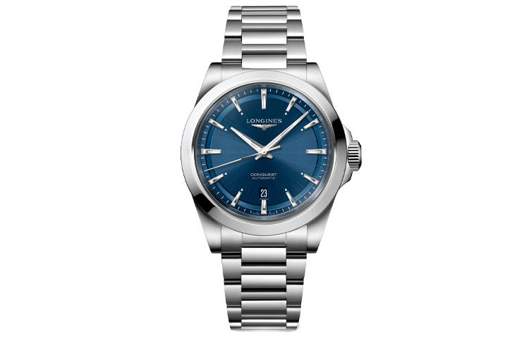 LONGINES Kangcai Joy Collection Automatic Mechanical Movement 100m Waterproof Men's Watches Watch 41mm Blue Dial