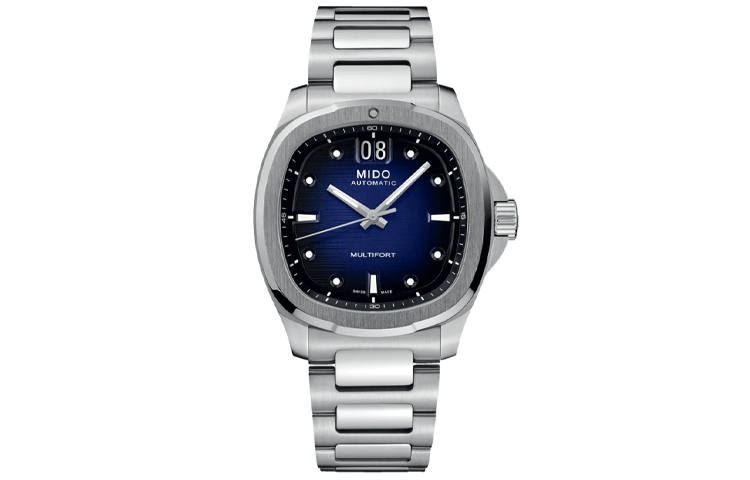 MIDO TV Automatic Mechanical Movement 100m Waterproof Men's Watches Watch 39.2*40mm Blue Dial