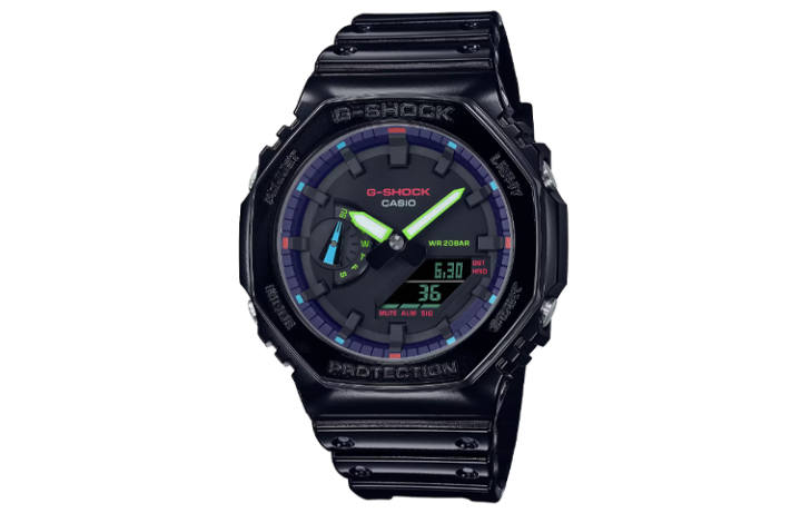 CASIO CASIO Unisex Liquid Crystal/Analog Dual Display Series Black Watch
