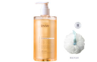 RNW Alpha Hydroxy Acids Shower Gels Hydrating Cleaning Moisturizing Freesia Fragrance Rose 400g