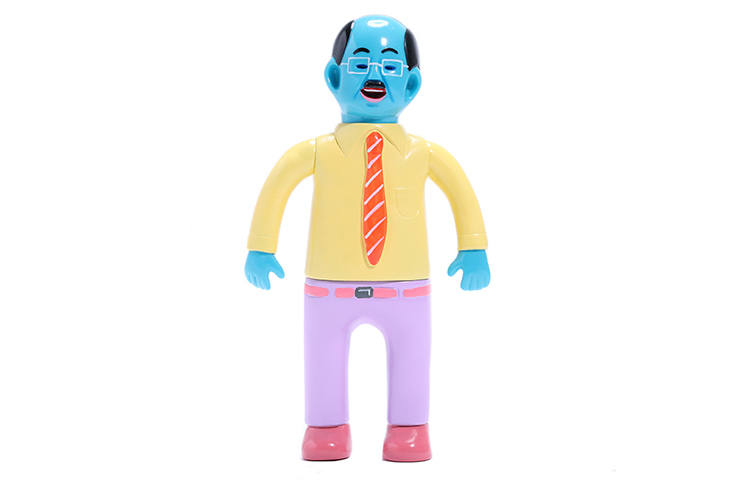 POP MART POP MART Satoshi Yamamoto Blue Face Trendy Figures 16.5cm