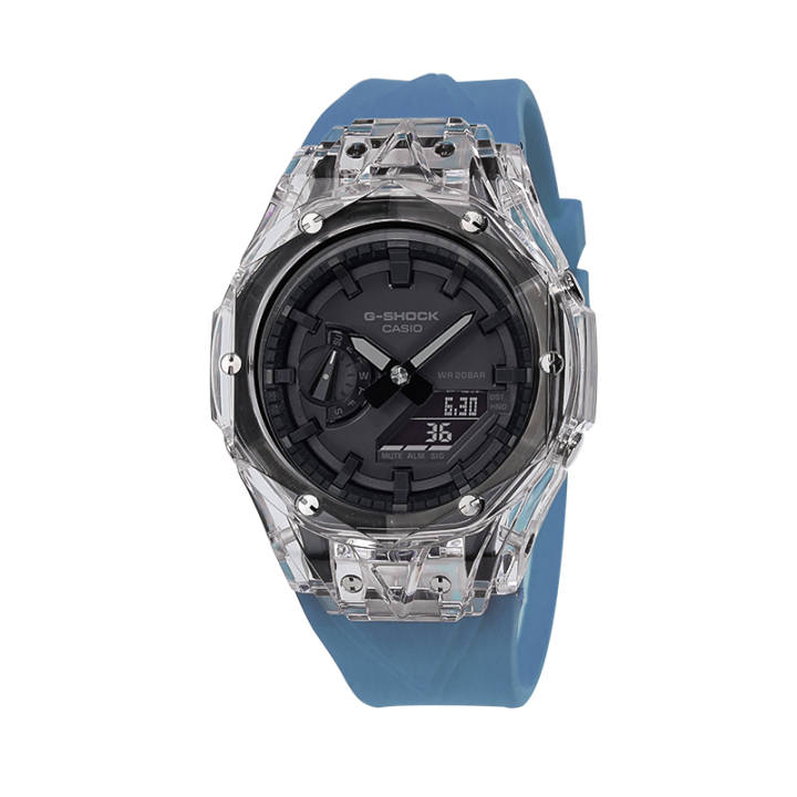 CASIO CASIO Unisex Liquid Crystal/Analog Dual Display Series Black Watch