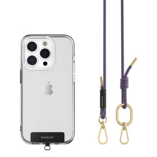 SwitchEasy Round Lanyard Crossbody With Dual Head Halter Lanyard And Metal Buckle Strap By Mageasy Cell Phone Pendants