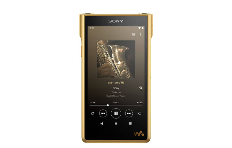 SONY MP3 NW WM1ZM2 Flagship Hi Fi Lossless, Gold Plated Body, Golden Brick 2, High Resolution Music Player