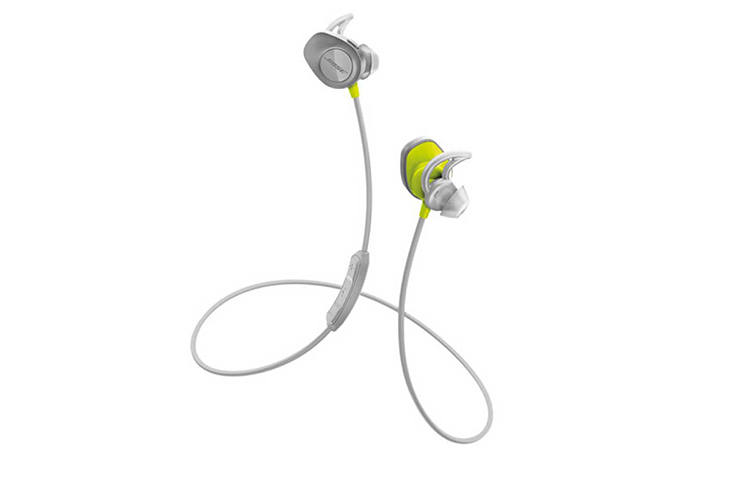 Bose Soundsport Earplug Style Bluetooth Earphones, Lemon Neck mounted Wireless Sports Smart Headphone