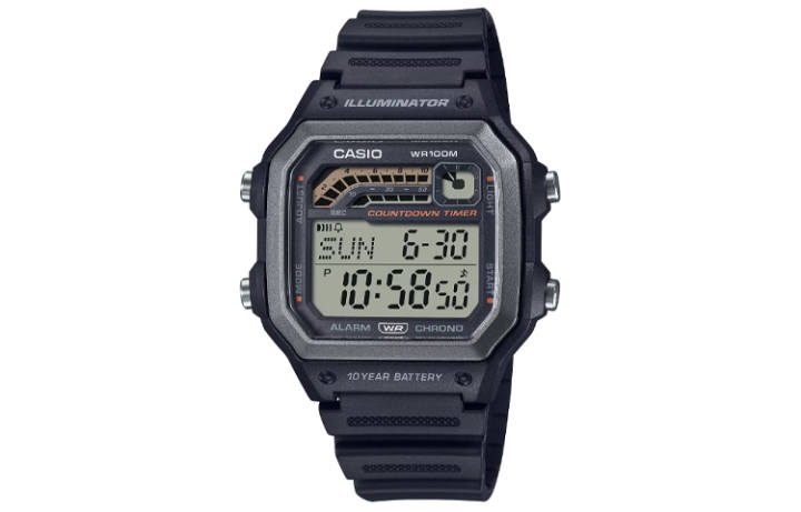 CASIO CASIO Men Black Watch WS-1600H-1A