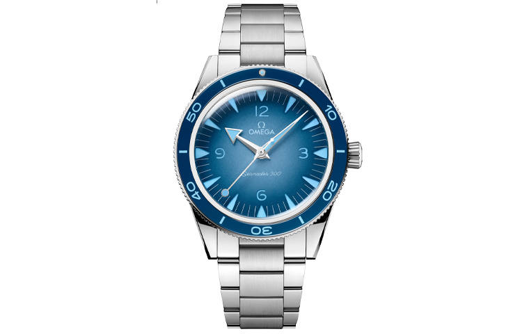 OMEGA Seahorse Collection 300m Diving Watch Automatic Mechanical Movement Men's Watches Watch 41mm Blue Dial