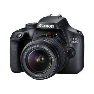 Canon EOS3000D APS C Format Entry Level HD Travel Students Home Use EF S 18 55mm F/3.5 5.6 III Global Version