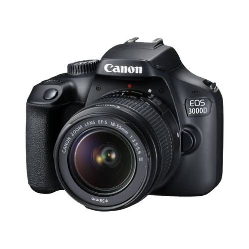 Canon EOS3000D APS C Format Entry Level HD Travel Students Home Use EF S 18 55mm F/3.5 5.6 III Global Version