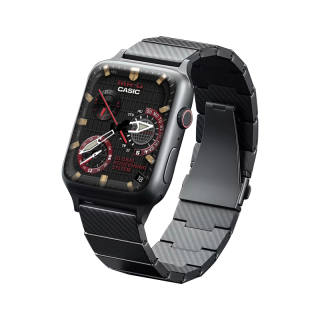 IBOANN Strap Apple Compatibility Carbon Fiber Material 185.4mm