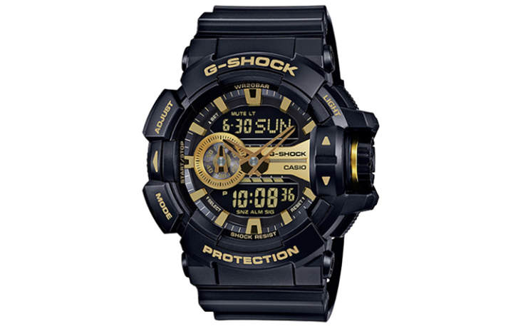 CASIO CASIO Men Liquid Crystal/Analog Dual Display Series Black Watch GA-400GB-1A9