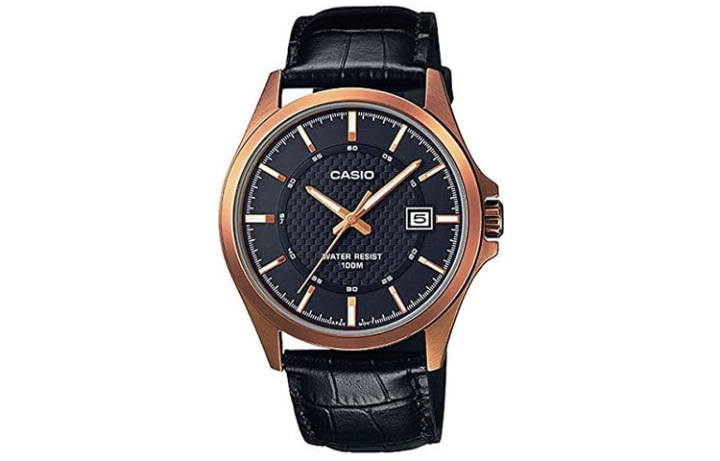 CASIO CASIO Men Standard Series Black Watch MTP-1376RL-1A