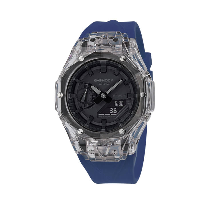 CASIO CASIO Unisex Liquid Crystal/Analog Dual Display Series Black Watch