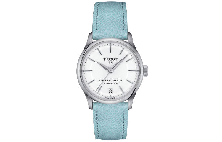 TISSOT Tourelles Collection Automatic Mechanical Movement 50m Waterproof Women's Watch 34mm White Dial