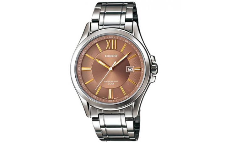CASIO CASIO Men Standard Series 39mm Coffee Watch MTP-E103D-5A