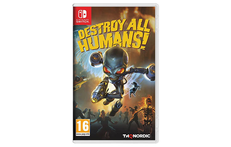 NINTENDO SWITCH NINTENDO SWITCH Destroy All Humans Game Software Cassette