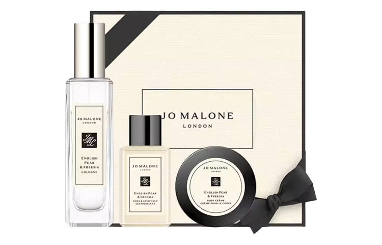 Jo Malone London English Pear & Freesia, Perfume+Shower Gel+Moisturizing Lotion Fragrance All Star Body Gift Box Set